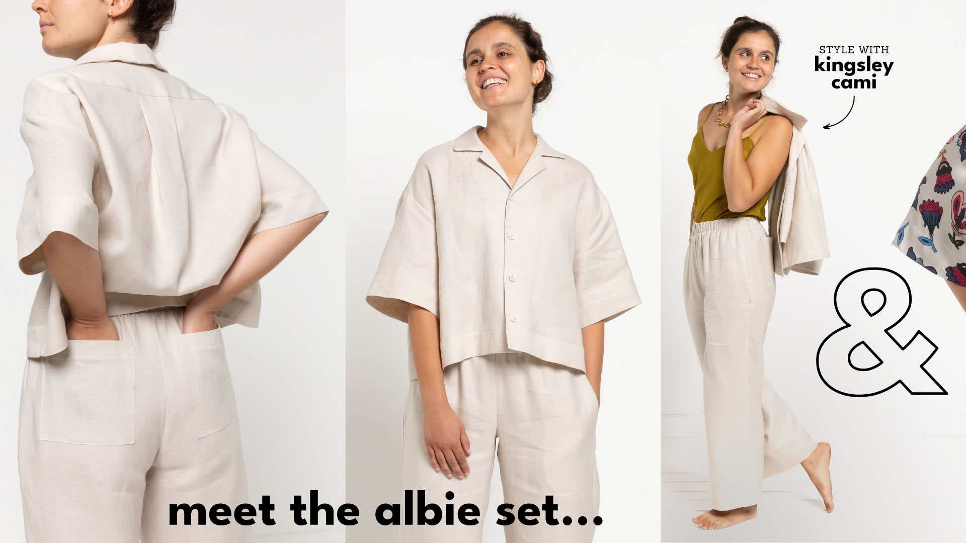 albie woven shirt and albie woven pant and short bundle banner home 1 a