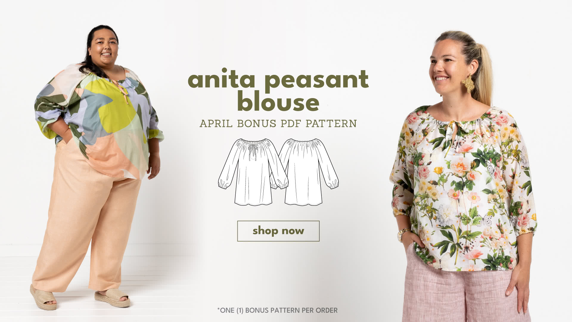 Anita Peasant Blouse PDF