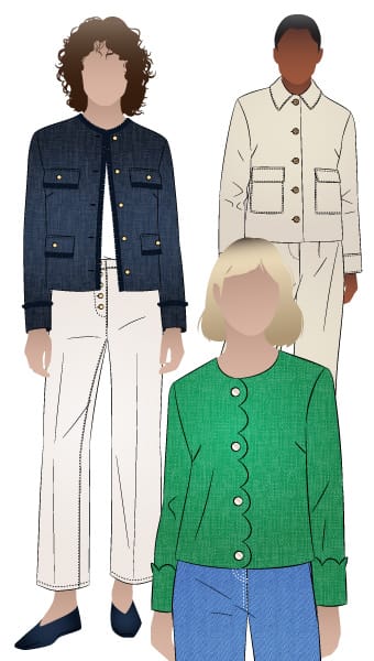 PDF Jacket, Vest & Coat Sewing Patterns