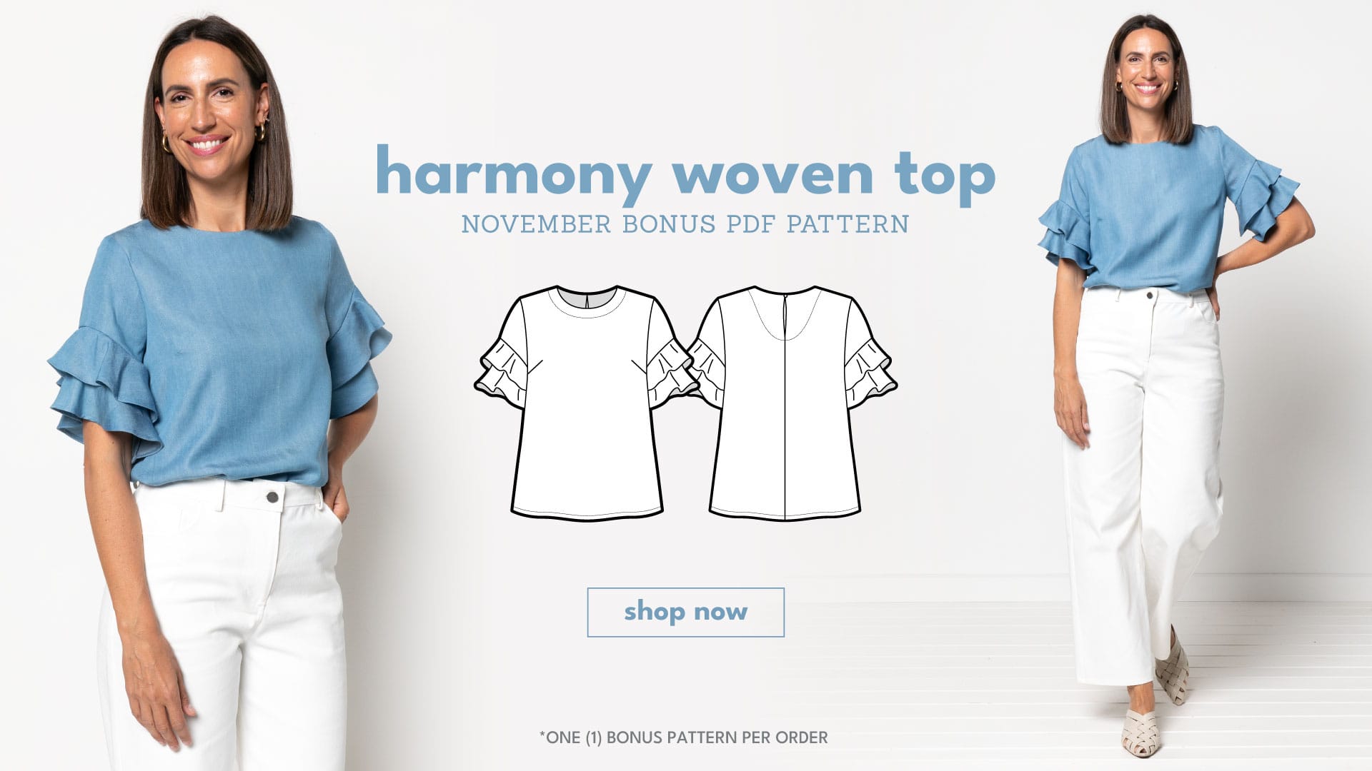 Harmony Woven Top PDF