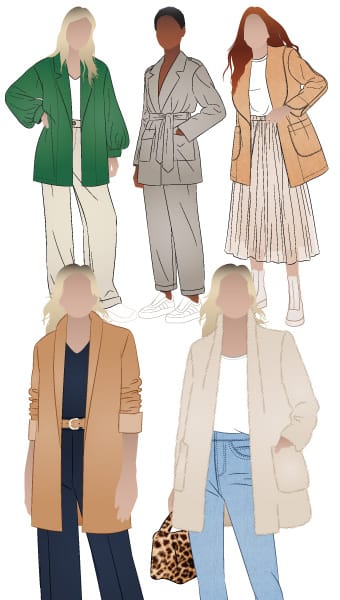 Sewing Pattern Outfits