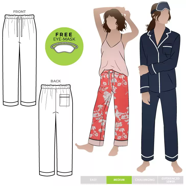 A photo of a finished Loungewear PJ Pant.