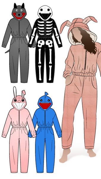 PDF Sewing Pattern Outfits