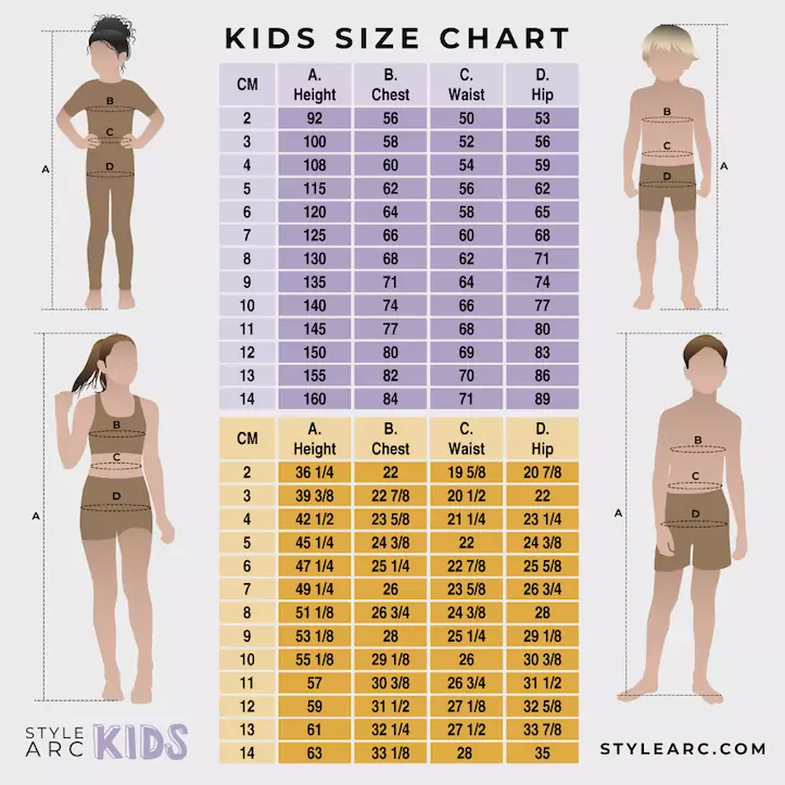 Guide des tailles