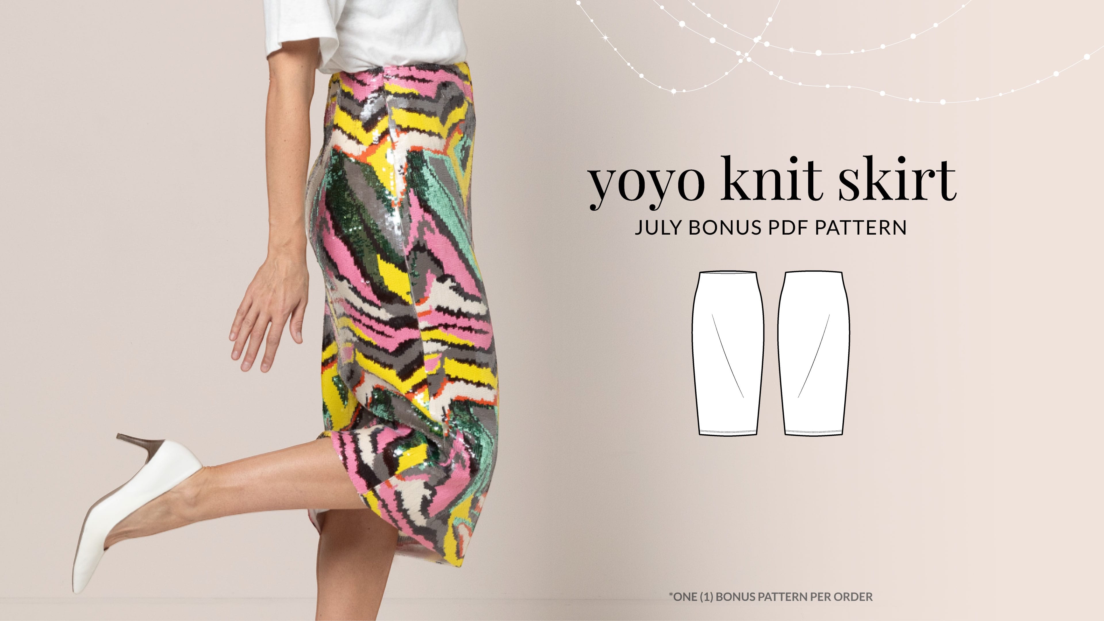Yoyo Knit Skirt PDF